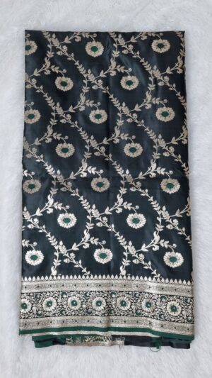 chanderi silk with banarasi border